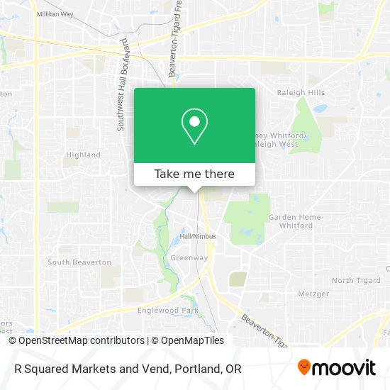 R Squared Markets and Vend map