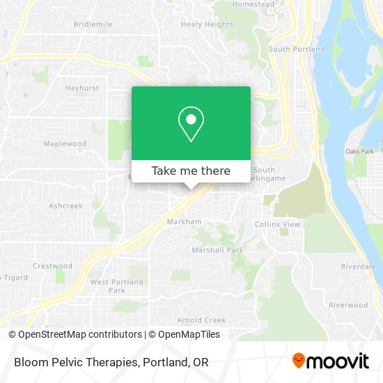 Bloom Pelvic Therapies map