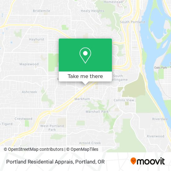 Mapa de Portland Residential Apprais