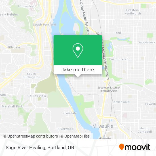 Mapa de Sage River Healing