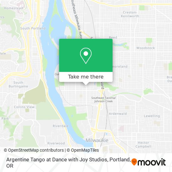 Mapa de Argentine Tango at Dance with Joy Studios