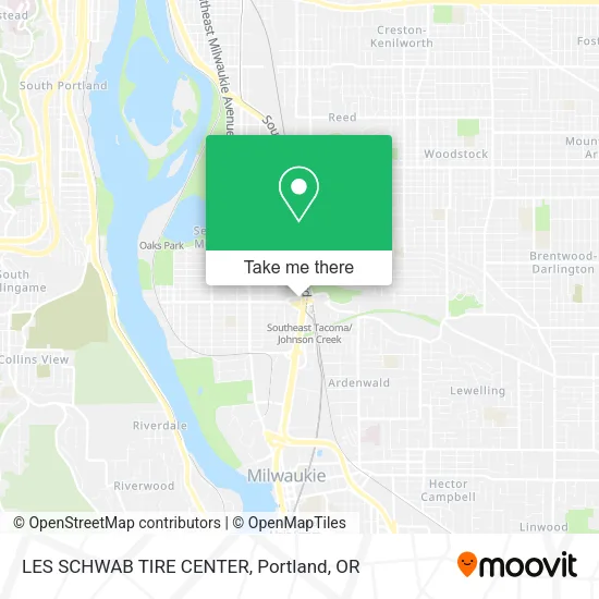 Mapa de LES SCHWAB TIRE CENTER