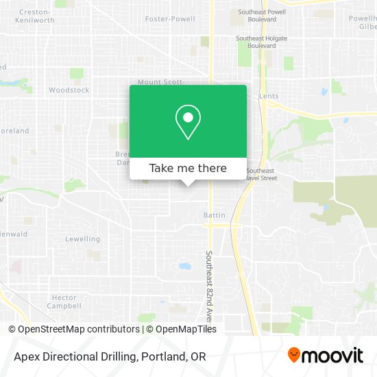 Apex Directional Drilling map