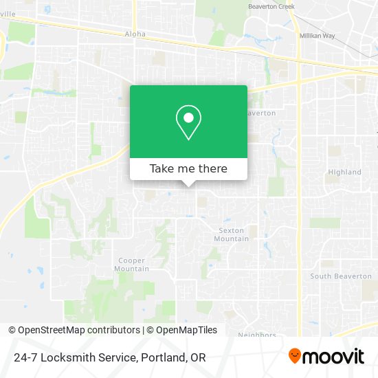 Mapa de 24-7 Locksmith Service