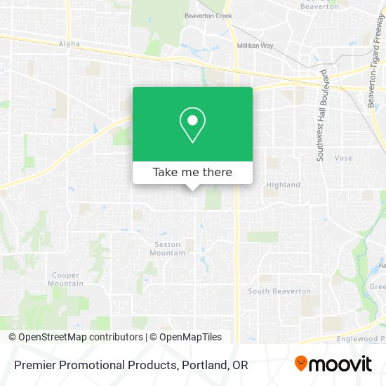 Mapa de Premier Promotional Products