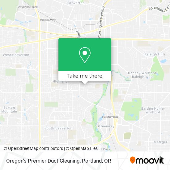 Mapa de Oregon's Premier Duct Cleaning