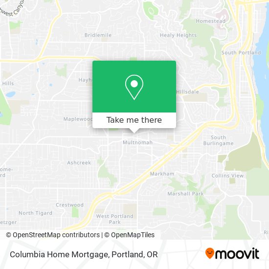 Mapa de Columbia Home Mortgage