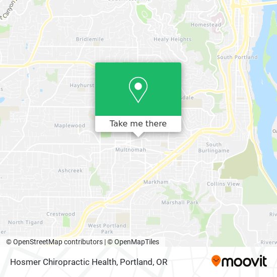 Hosmer Chiropractic Health map