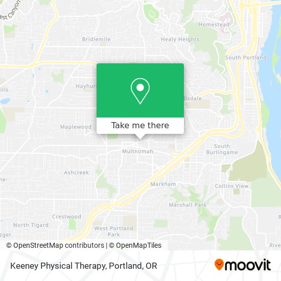 Keeney Physical Therapy map