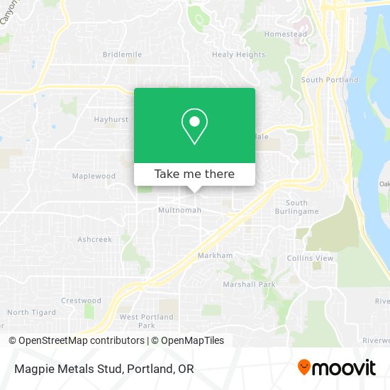 Magpie Metals Stud map