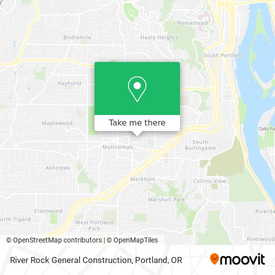 Mapa de River Rock General Construction