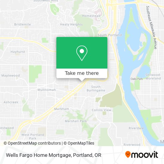 Wells Fargo Home Mortgage map