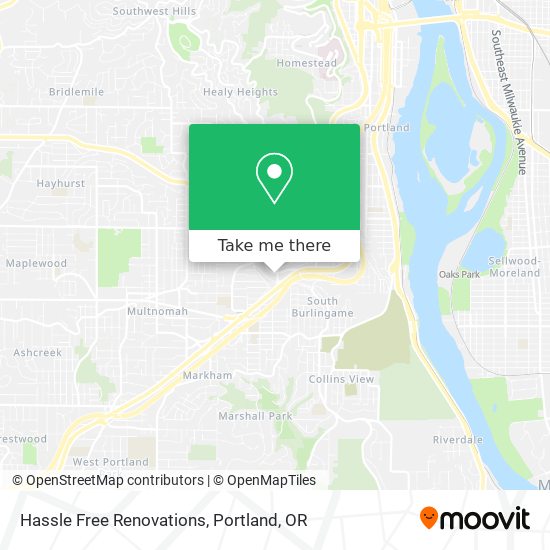 Hassle Free Renovations map