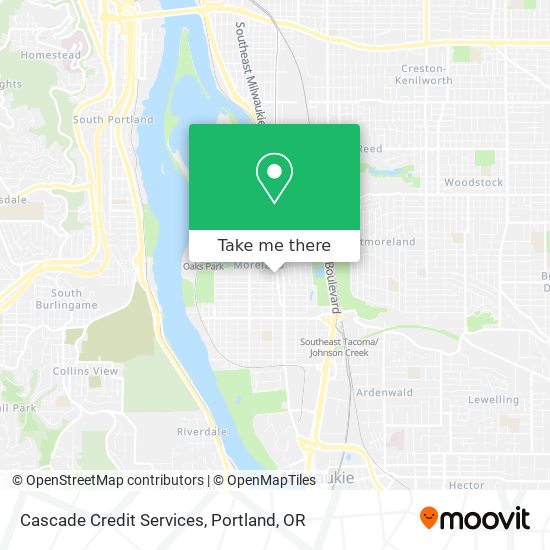 Cascade Credit Services map