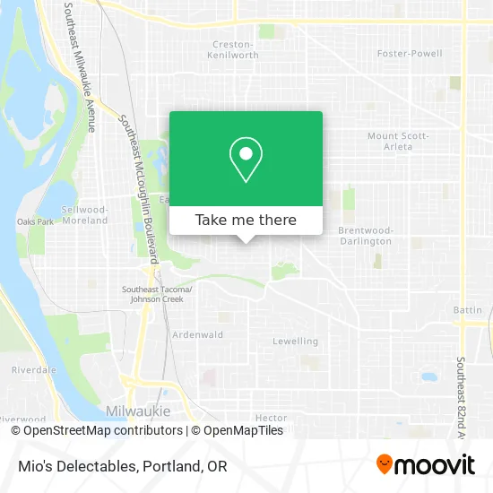 Mio's Delectables map