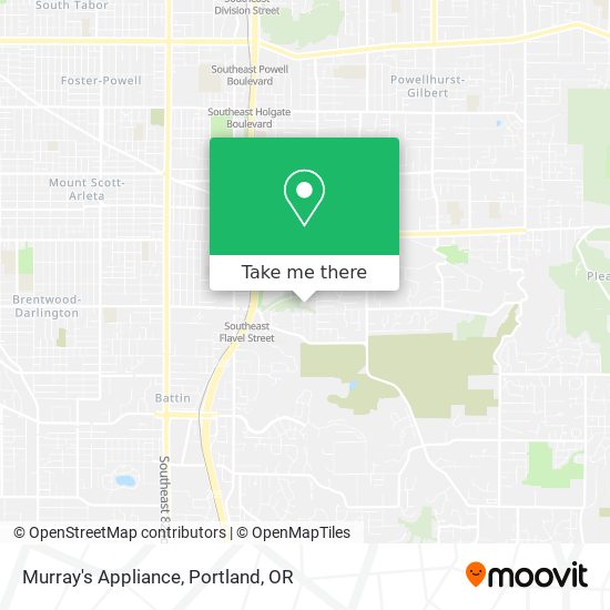 Murray's Appliance map