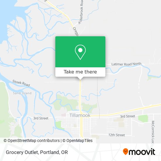 Mapa de Grocery Outlet