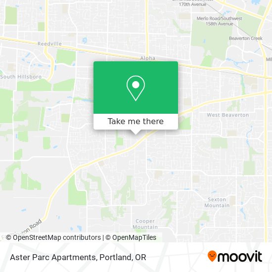 Aster Parc Apartments map