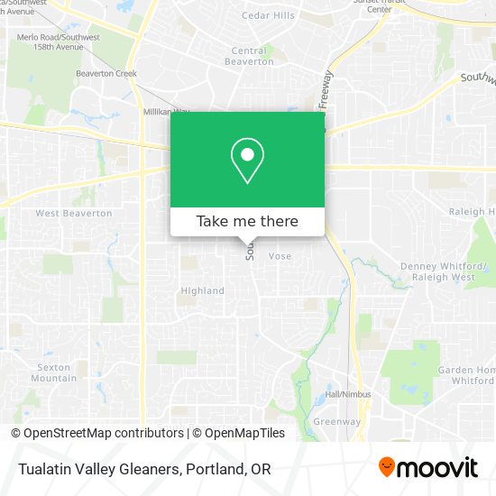 Tualatin Valley Gleaners map