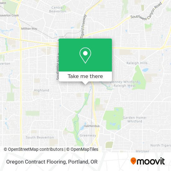 Mapa de Oregon Contract Flooring