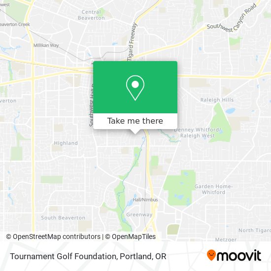 Mapa de Tournament Golf Foundation