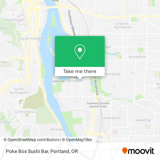 Poke Box Sushi Bar map
