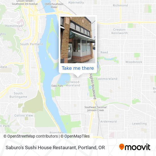 Mapa de Saburo's Sushi House Restaurant