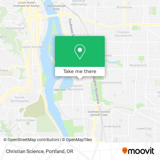 Christian Science map