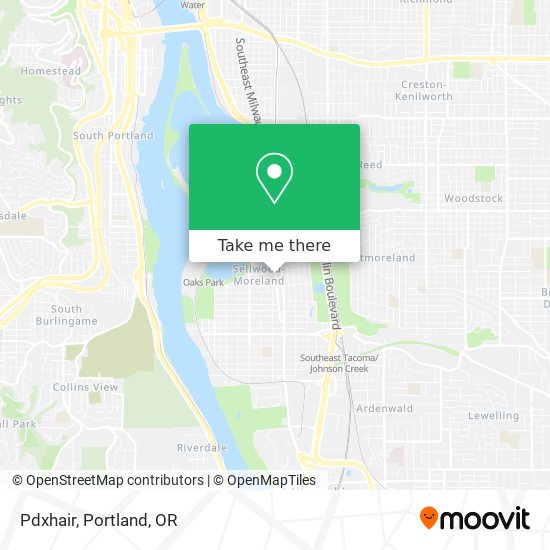 Pdxhair map