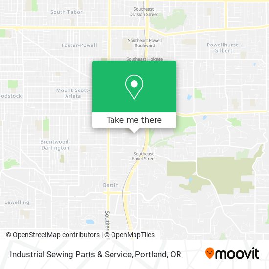 Mapa de Industrial Sewing Parts & Service