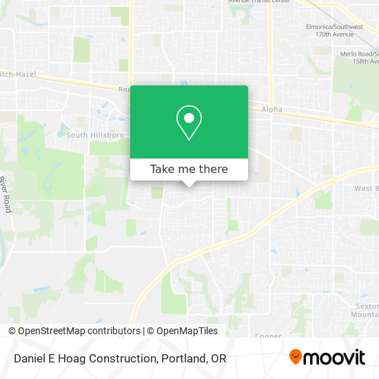 Mapa de Daniel E Hoag Construction