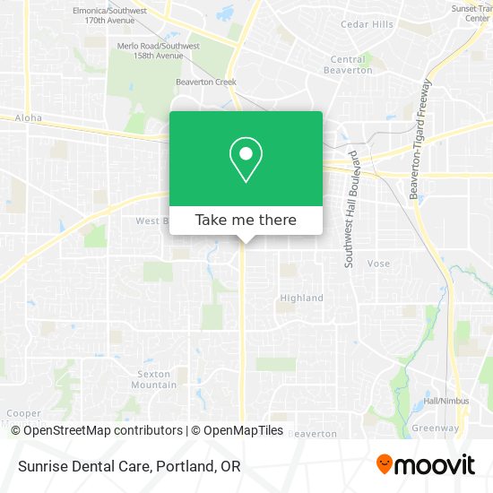 Mapa de Sunrise Dental Care