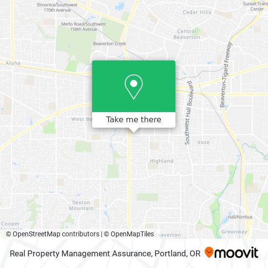 Real Property Management Assurance map