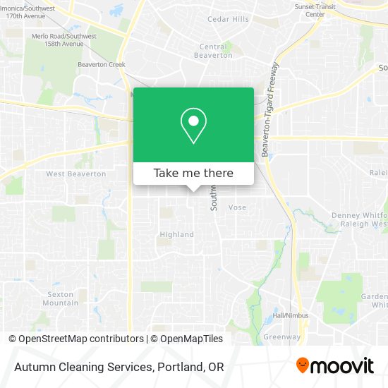 Mapa de Autumn Cleaning Services