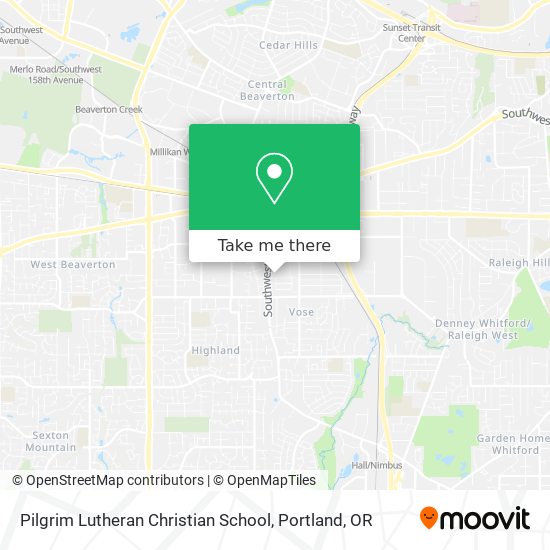 Pilgrim Lutheran Christian School map