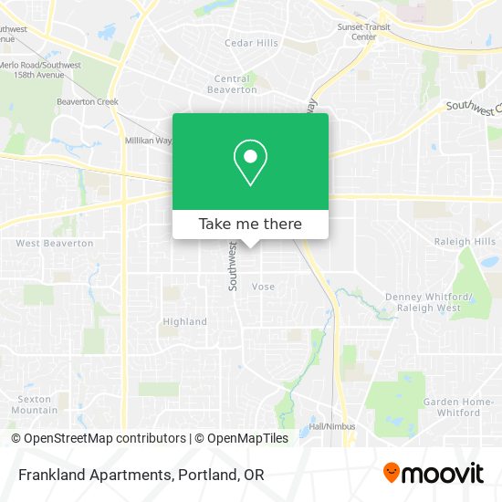 Frankland Apartments map