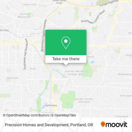 Precision Homes and Development map
