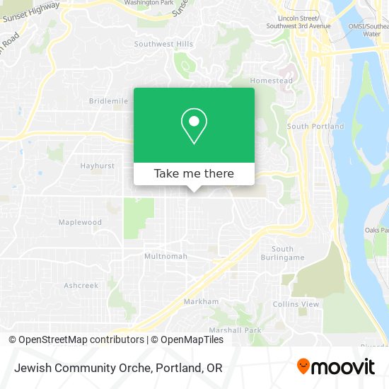 Mapa de Jewish Community Orche