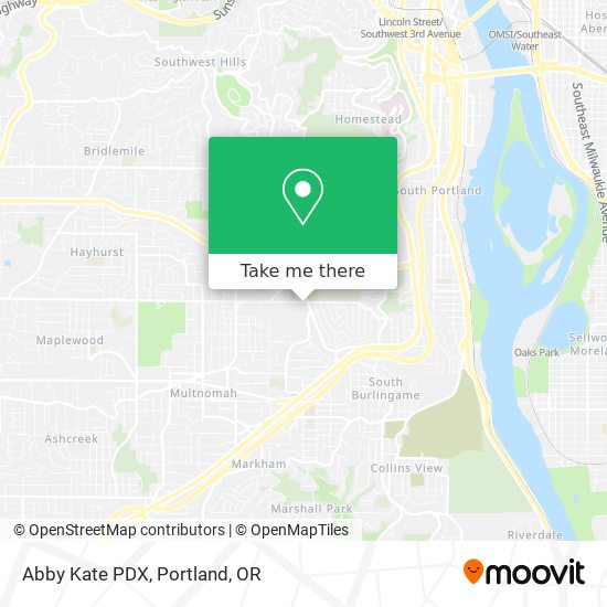 Abby Kate PDX map