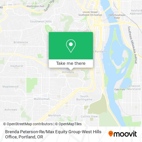 Mapa de Brenda Peterson-Re / Max Equity Group-West Hills Office