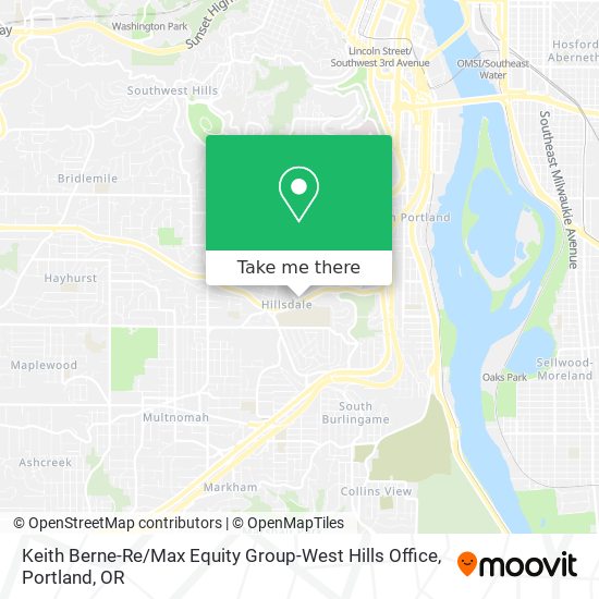 Mapa de Keith Berne-Re / Max Equity Group-West Hills Office