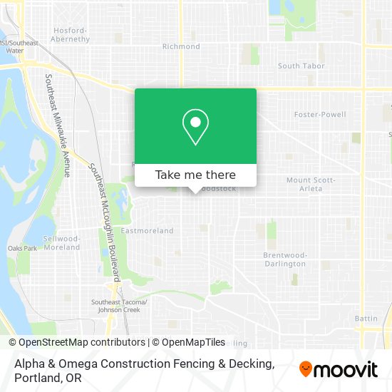 Mapa de Alpha & Omega Construction Fencing & Decking