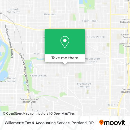 Willamette Tax & Accounting Service map