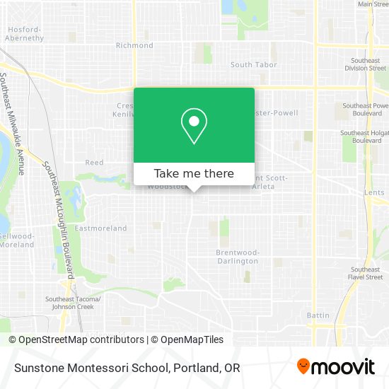 Mapa de Sunstone Montessori School