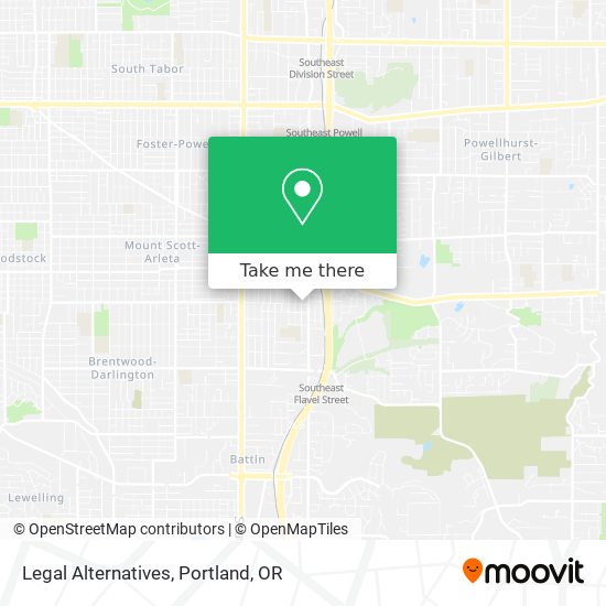 Legal Alternatives map
