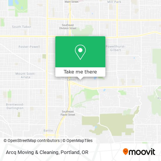 Arcq Moving & Cleaning map