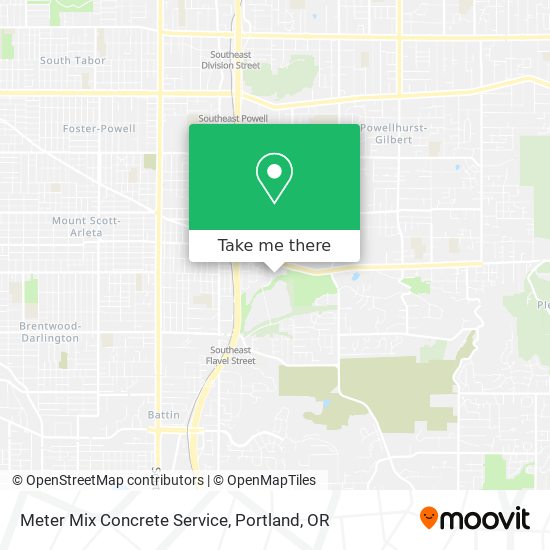 Meter Mix Concrete Service map