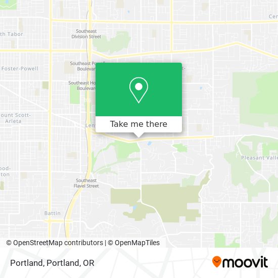 Portland map