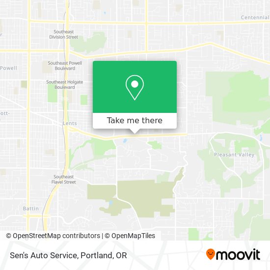 Sen's Auto Service map