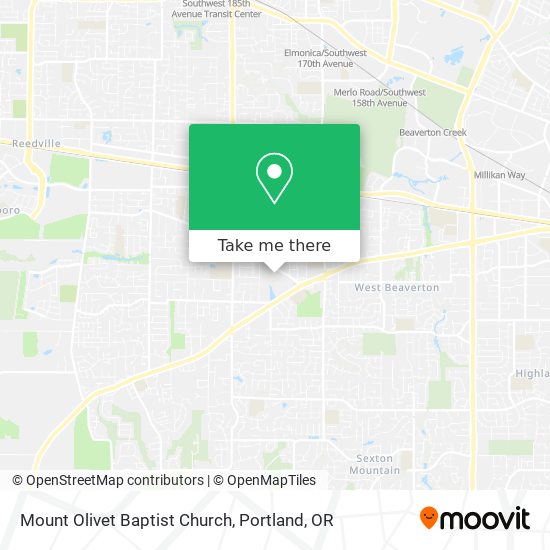 Mount Olivet Baptist Church map